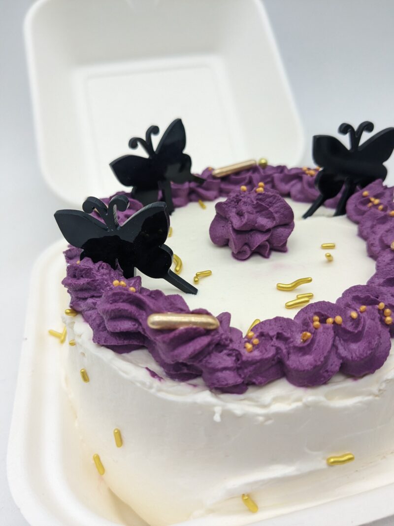 Bento cake papillons