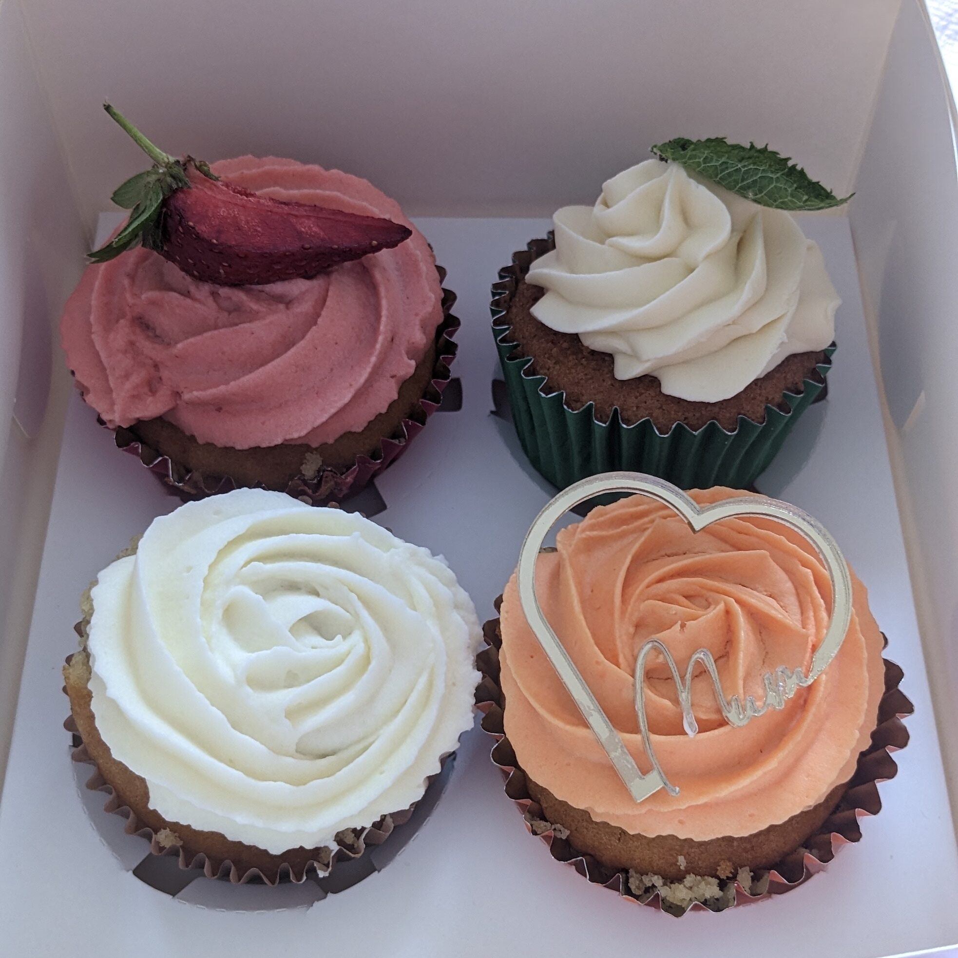 Cupcakes fête des mères
Fraise, mangue, spéculos et mojito