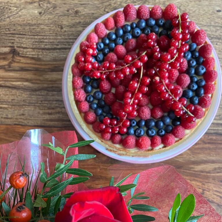 Tarte aux fruits rouges