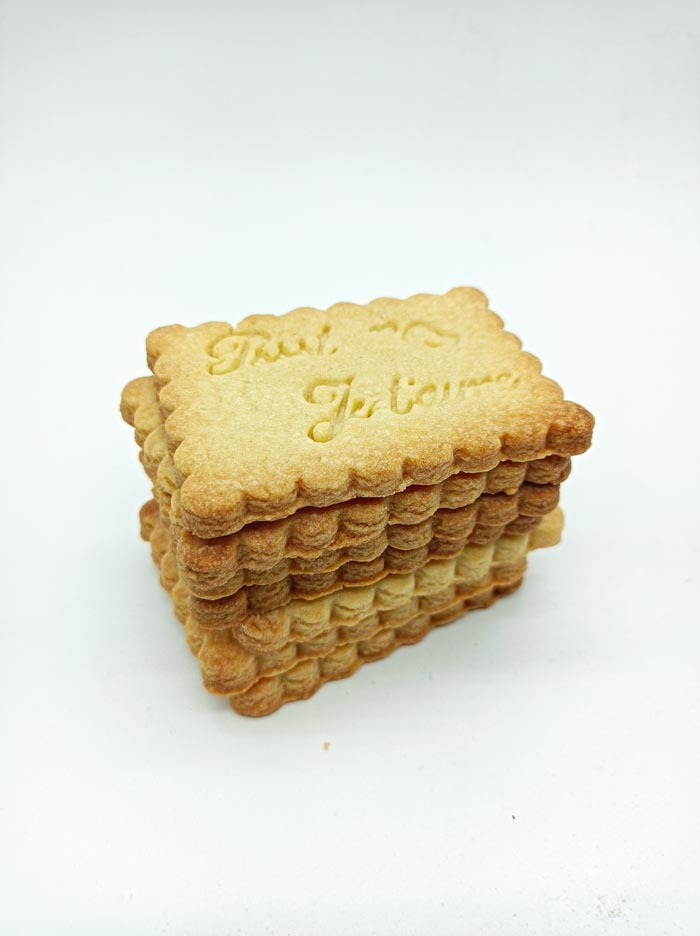 Biscuits personnalisés Je t'aime Saint Valentin