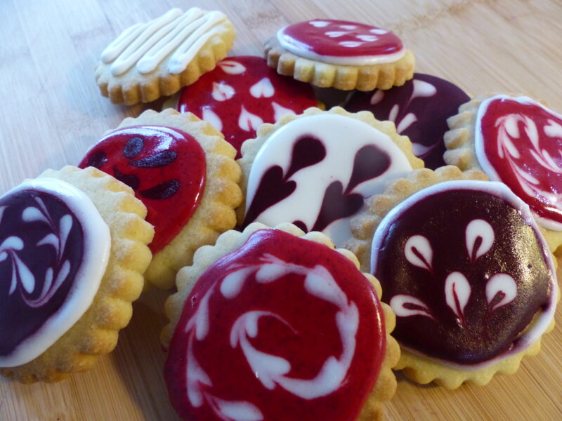 Biscuits décorés en glace royale