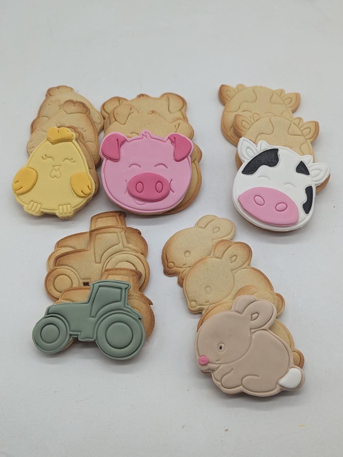Biscuits personnalisés animaux de la ferme