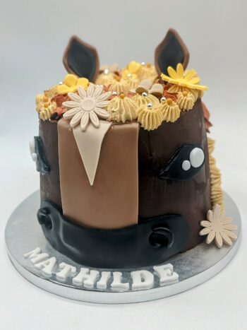 Cake design thème Cheval pour anniversaire