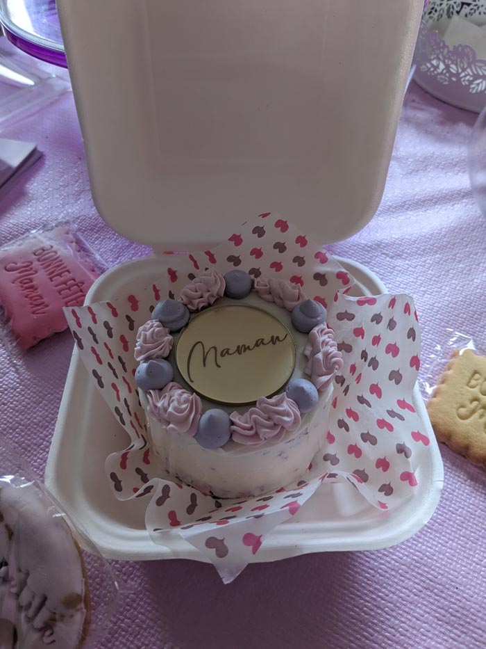 Bento cake fête des mères