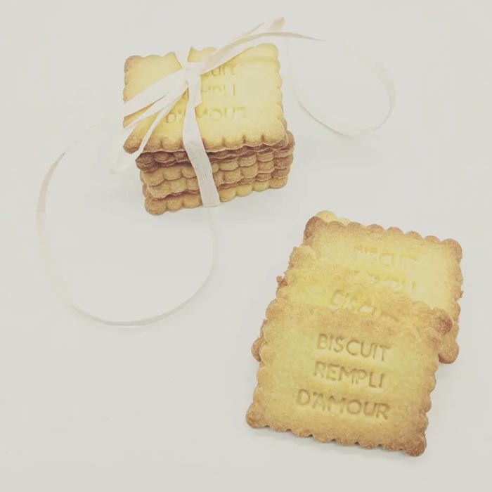 Biscuits personnalisés Saint Valentin