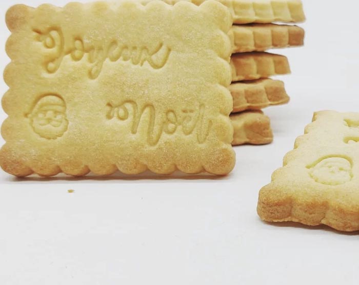 Biscuits personnalisés Joyeux Noel