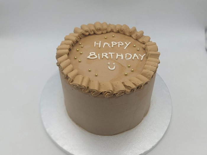 Gateau chocolat café cake design